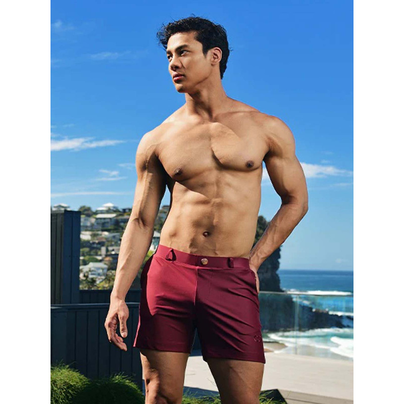 2eros Bondi Bar Beach Swim Shorts Tawny Port (Series 3) (T9395)