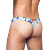 2Eros Print Swim Thong V80 Caribbean Twist (T9453)