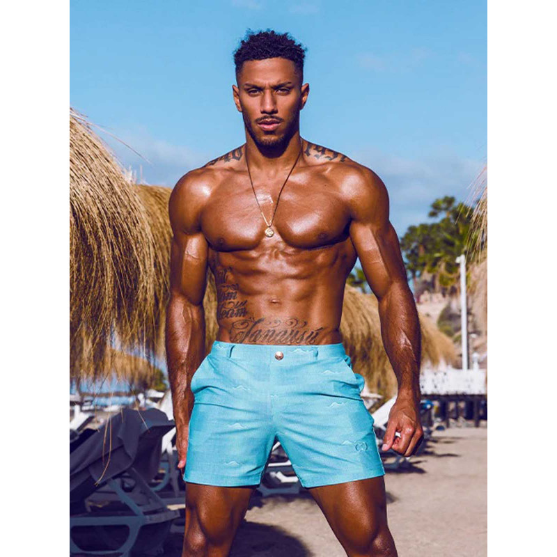 2Eros Print Bondi Bar Beach Swim Shorts Nautica Green (T9643)