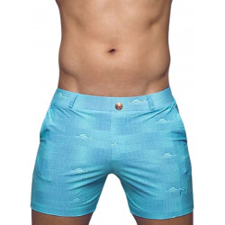 2Eros Print Bondi Bar Beach Swim Shorts Nautica Green (T9643)