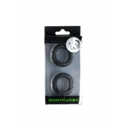 Sport Fucker Ready Rings 2-Pack Liquid Silicone Black (T9630)
