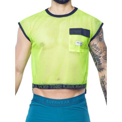 Supawear Neon Mesh Top Neon Green (T9714)