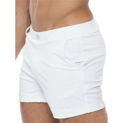 2Eros Bondi Bar Beach Swim Shorts White (T4505)
