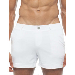2Eros Bondi Bar Beach Swim Shorts White (T4505)