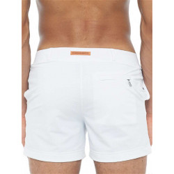 2Eros Bondi Bar Beach Swim Shorts White (T4505)