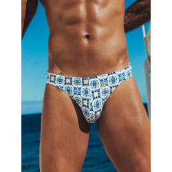 2Eros V20 Signature Print Swim Brief Mykonos (T11103)