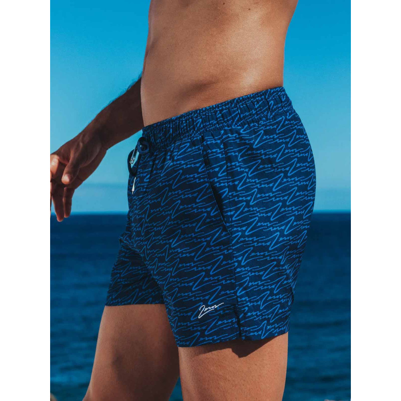 2Eros S70 Byron Print Shorts Swimwear Navy (T11102)