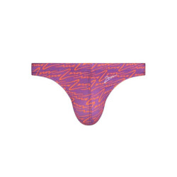 2Eros V80 Signature Print Swim Thong Purple (T11110)