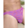 2Eros V80 Signature Print Swim Thong Purple (T11110)