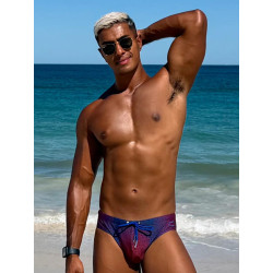 2eros V10 Printed Swim Brief Pixelpop (T11512)