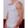 Supawear Semi-Squared Singlet Tank Top White (T11673)