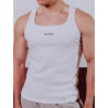 Supawear Semi-Squared Singlet Tank Top White (T11673)