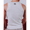 Supawear Semi-Squared Singlet Tank Top White (T11673)