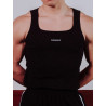 Supawear Semi-Squared Singlet Tank Top Black (T11674)