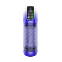 Rude Rider Sucking And Rotating Men Masturbation Toy USB Rechargeable Blue (T9978)