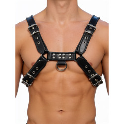 Rouge Leather O.T.H Front Harness Black/Black (T11372)