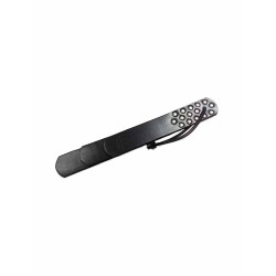 Rouge Leather Three Straps Paddle Black (T11467)