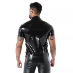 ToF Paris Latex Second Skin Polo Black (T14412)