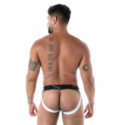 ToF Paris Zipped Latex Second Skin Jockstrap Underwear Black (T14442)