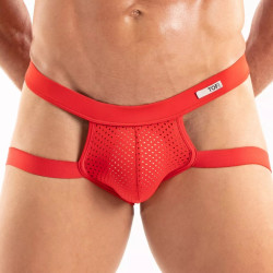 ToF Paris Temptation Microfiber Jockstrap Underwear Red (T12171)