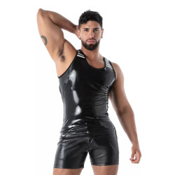ToF Paris Latex Second Skin Tank Top Black (T14437)