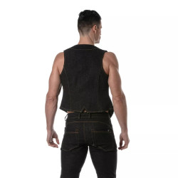 ToF Paris Urban Jean Chain Vest Black (T12062)