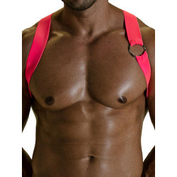 ToF Paris Party Boy Elastic Harness Neon Pink (T8973)