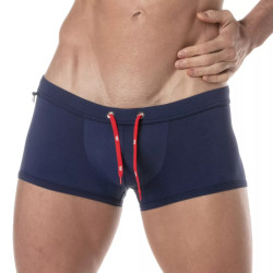 ToF Paris Plain Mini Swim Trunks Navy Blue (T11701)