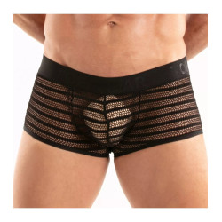 ToF Paris Sheer Mykonos Backless Trunk Underwear Black (T11757)