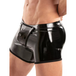 ToF Paris Vinyl Easy Access Trunk Underwear Black (T12152)