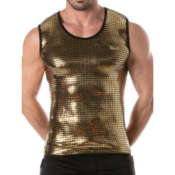 ToF Paris Glitter Tank Top Gold (T11915)