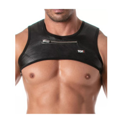 ToF Paris Kinky Zipped Pocket Harness Black (T12115)